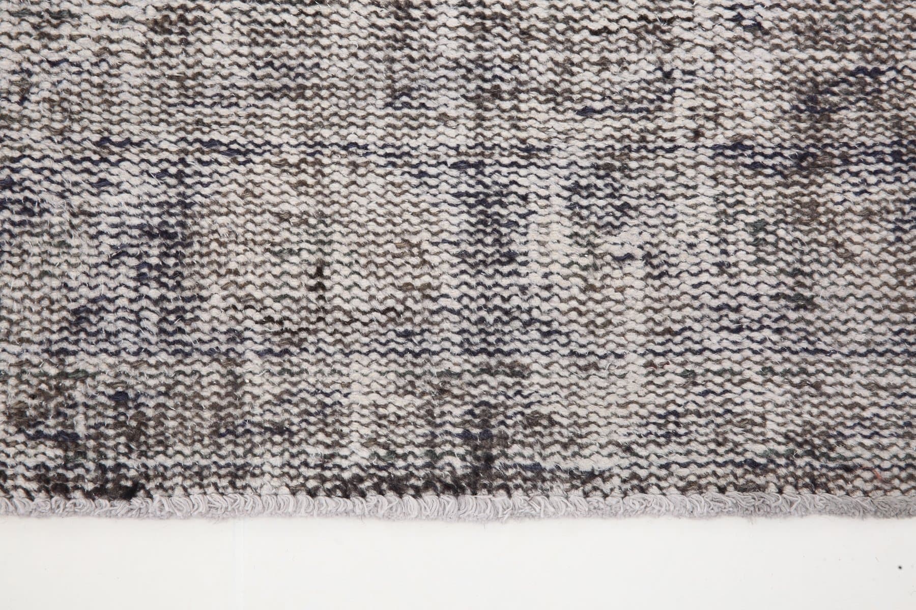 Chodnik 81x306 cm, szary, czarny, wełna, Turcja, lata 50. - 220900