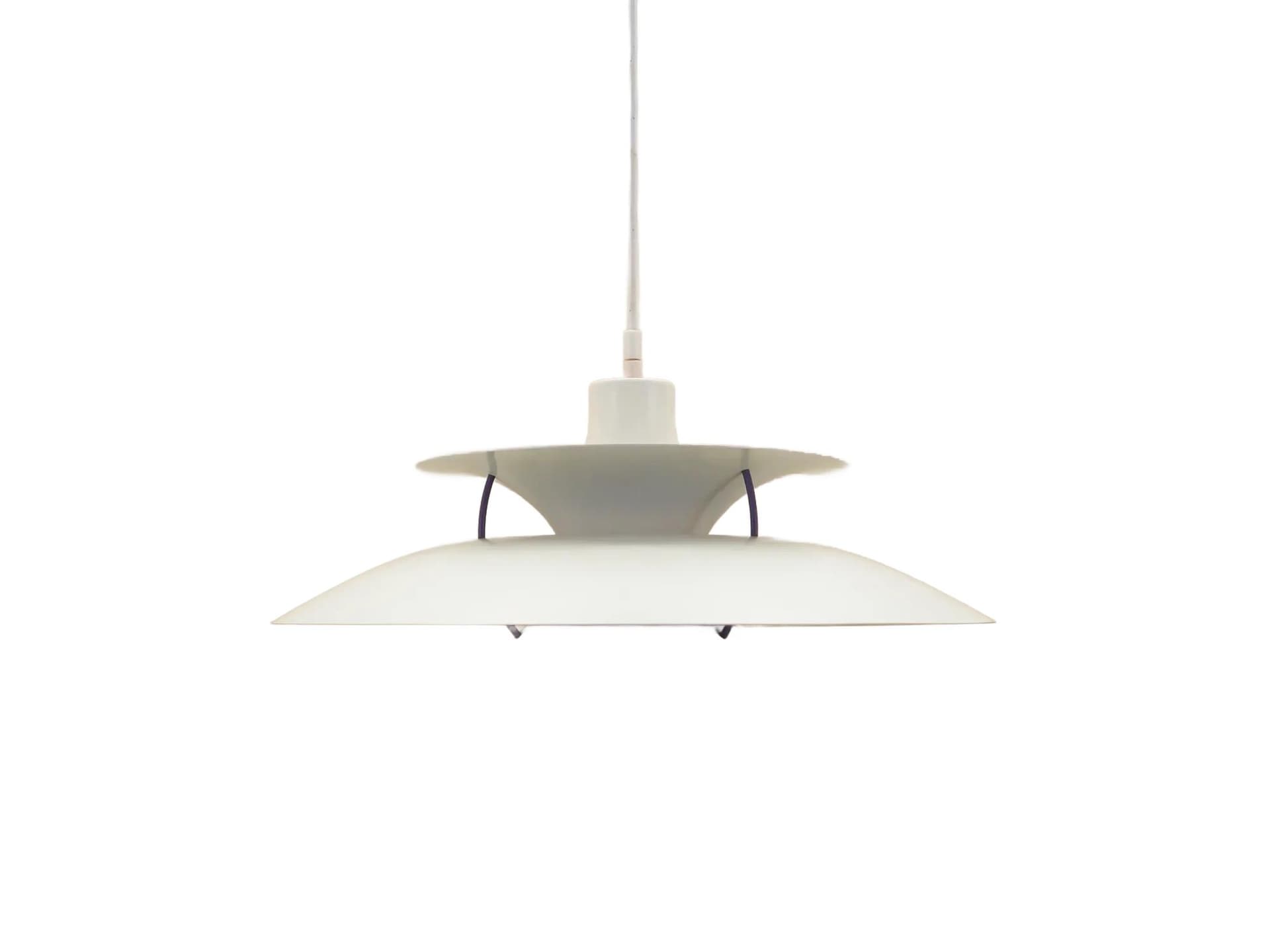 Lampa wisząca PH 5, multicolor, metal, Louis Poulsen, Dania, lata 70.