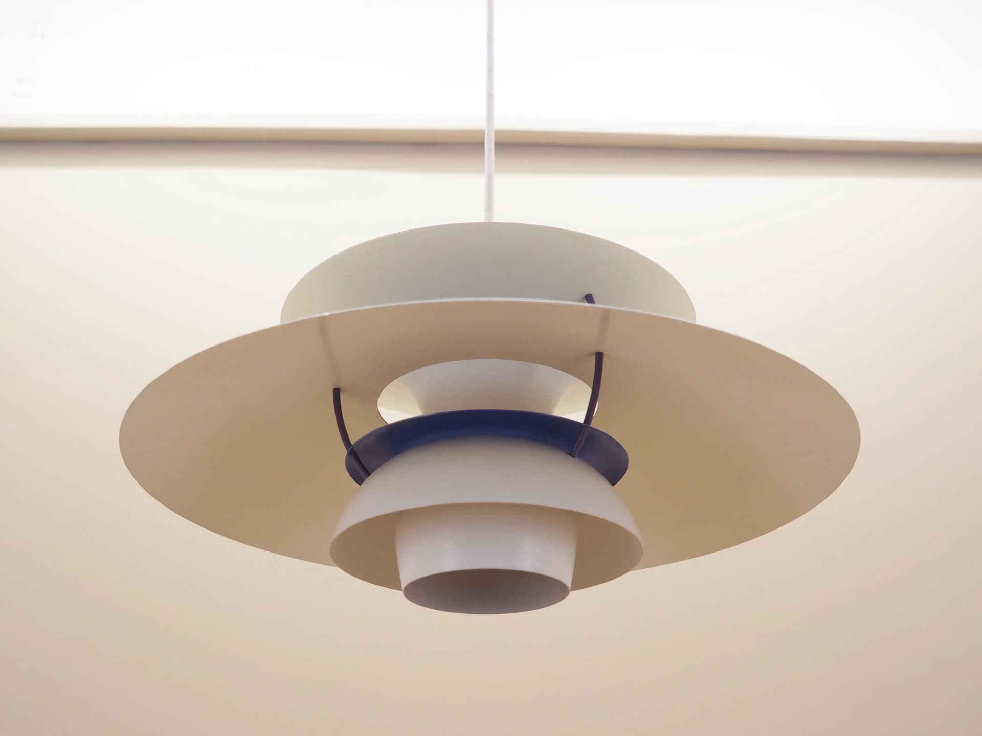 Lampa wisząca PH 5, multicolor, metal, Louis Poulsen, Dania, lata 70. - 16048