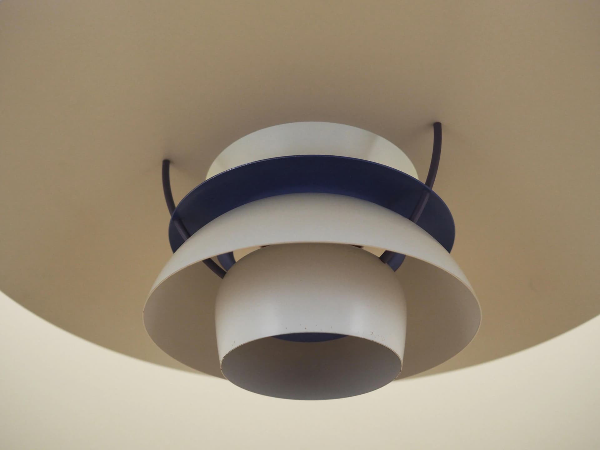 Lampa wisząca PH 5, multicolor, metal, Louis Poulsen, Dania, lata 70. - 16052