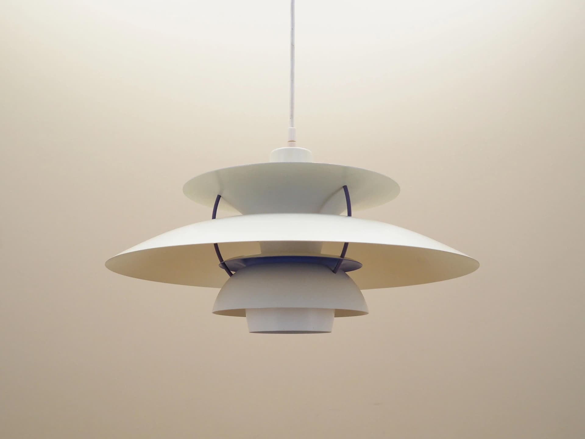 Lampa wisząca PH 5, multicolor, metal, Louis Poulsen, Dania, lata 70. - 16046