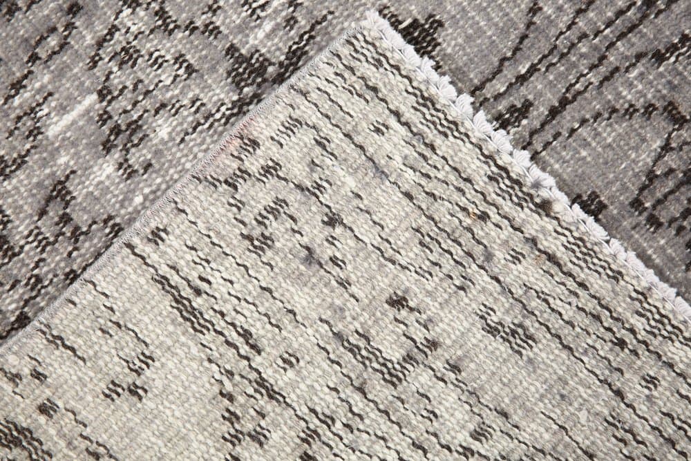 Chodnik 84x291 cm, szary, wełna, Turcja, lata 50. - 220862