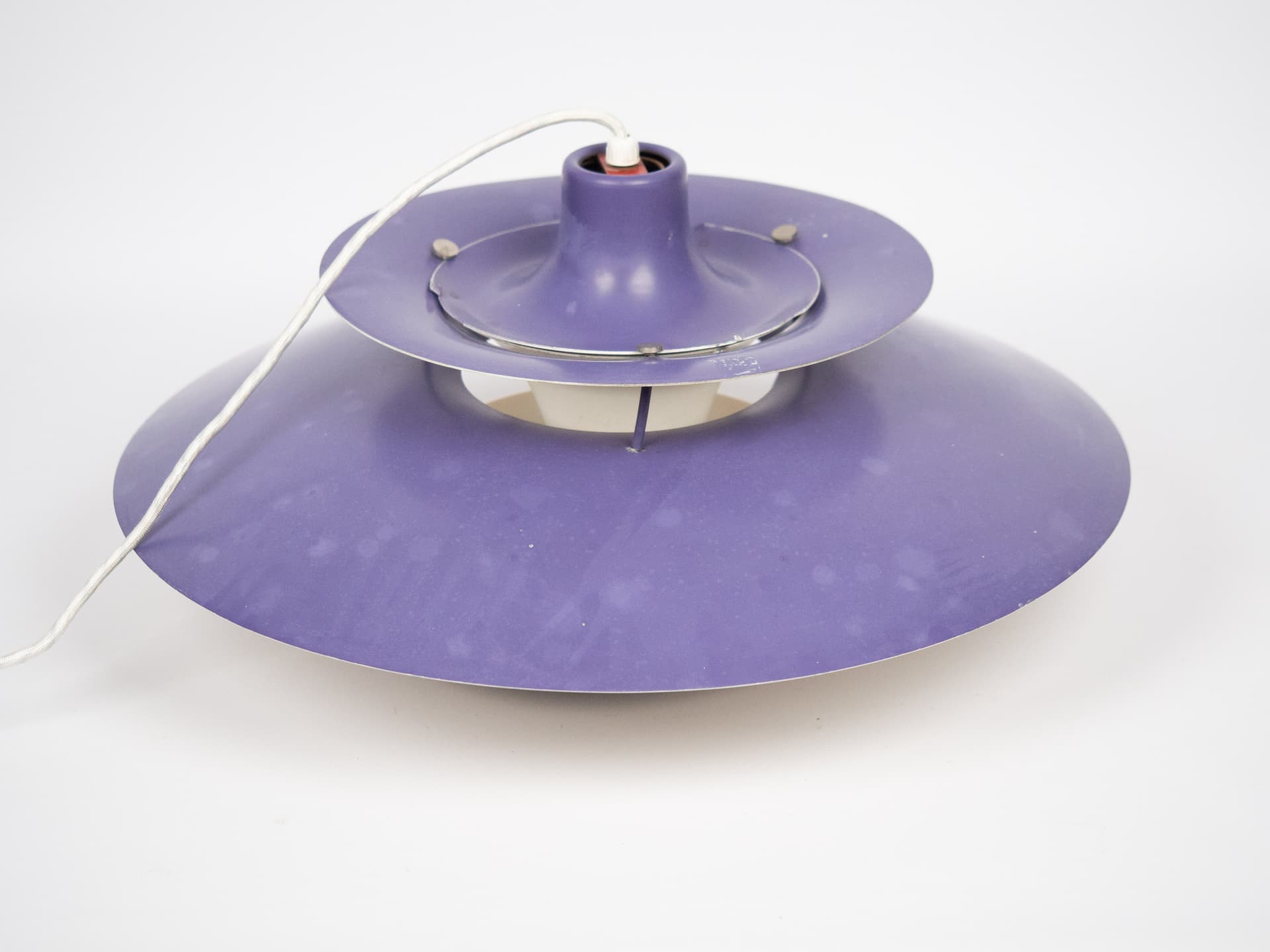 Pendant Lamp PH 5, white metal, by P. Henningsen, Louis Poulsen, Denmark, 1980s. - 220824