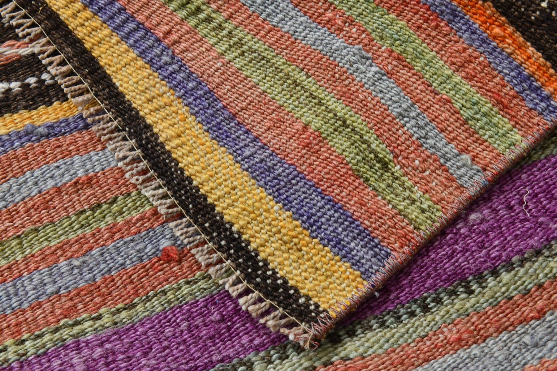Kilim Runner 226x77 cm, red, wool, Turkey, 1970s. - 220836