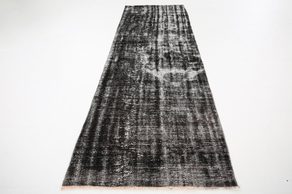 Chodnik 277x90 cm, czarny, wełna, Turcja, lata 60. - 221465