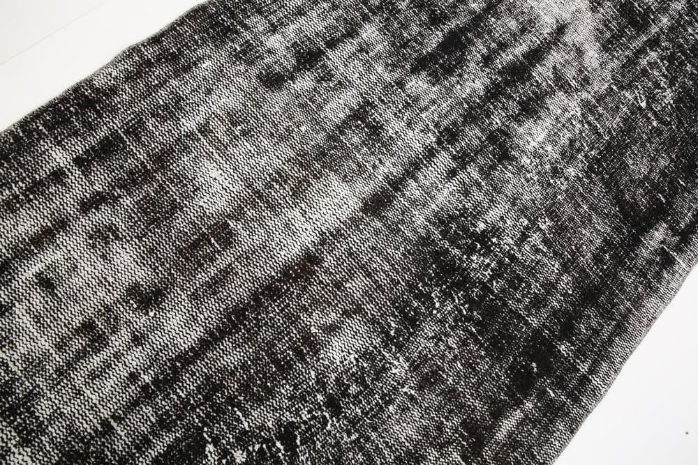 Chodnik 277x90 cm, czarny, wełna, Turcja, lata 60. - 221459