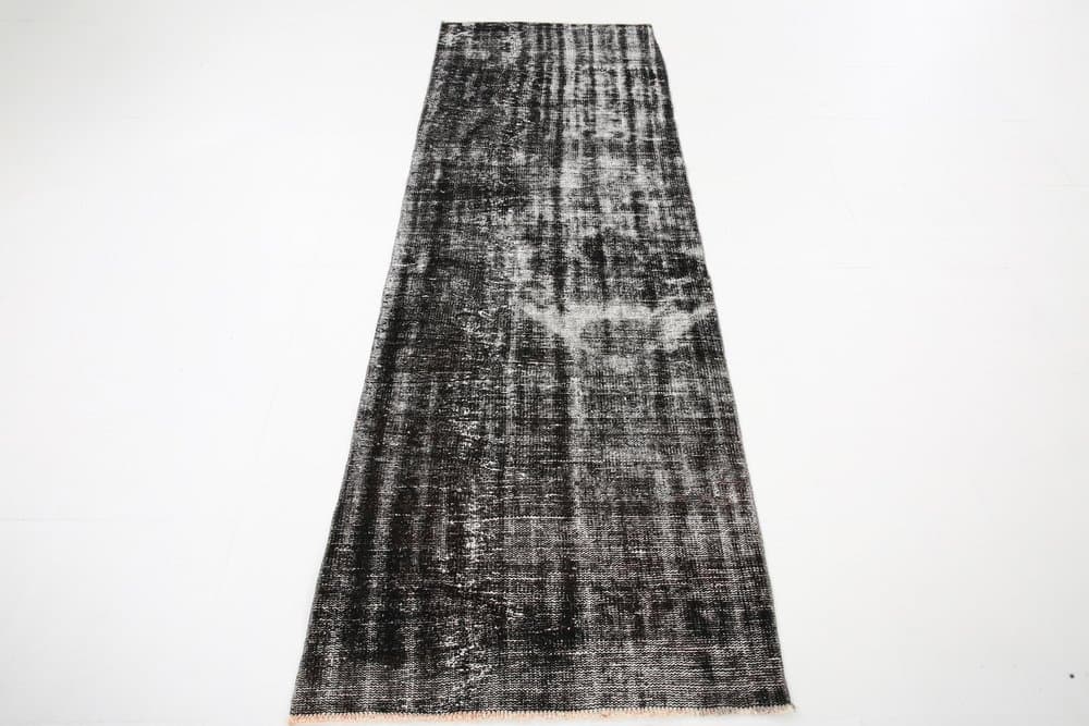 Chodnik 277x90 cm, czarny, wełna, Turcja, lata 60. - 221466