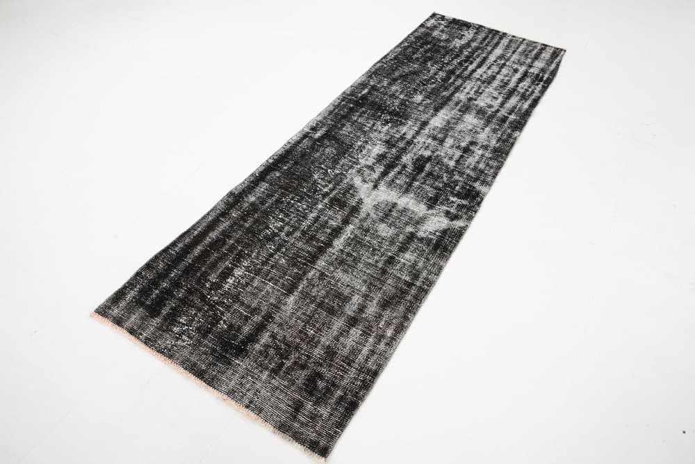 Chodnik 277x90 cm, czarny, wełna, Turcja, lata 60. - 221464