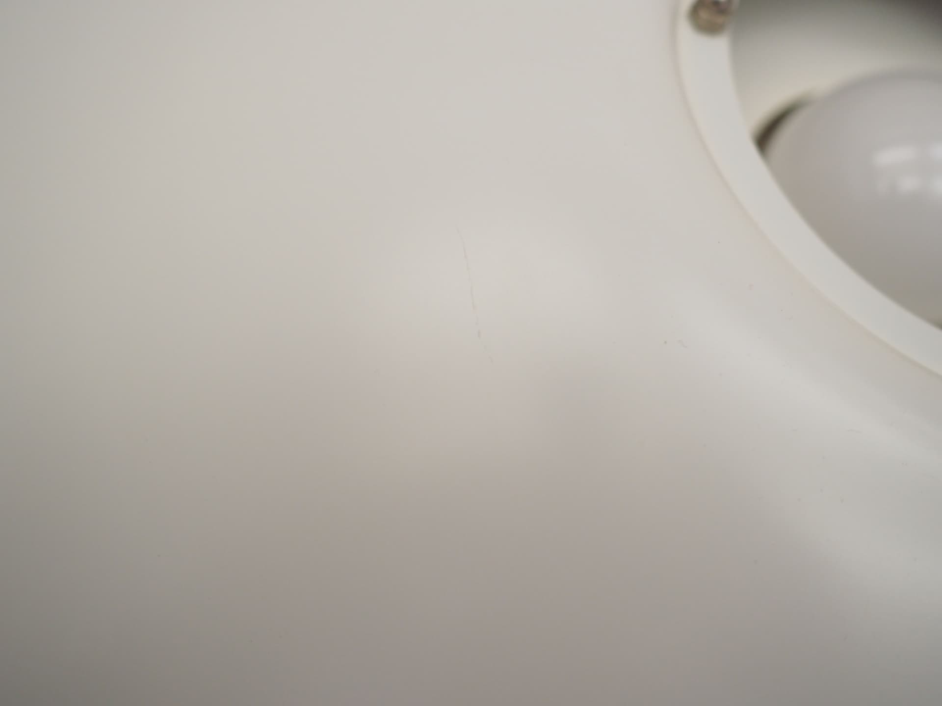 Floor lamp, white metal, by S. Frandsen, Denmark, 1970s. - 77125