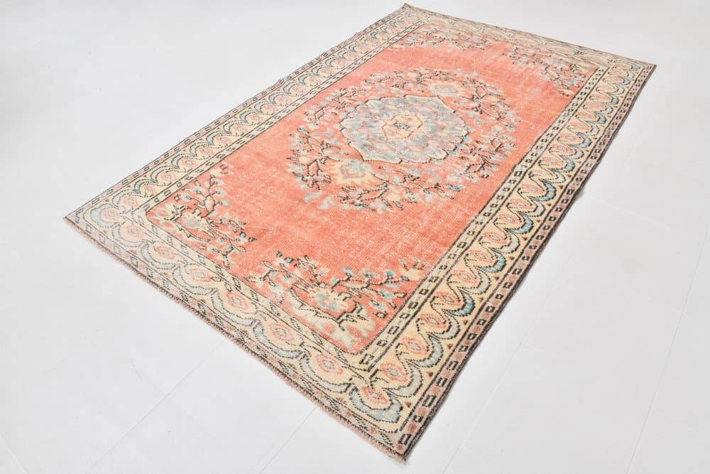 Dywan 181x278 cm, beżowy, wełna, Turcja, lata 70. - 221975