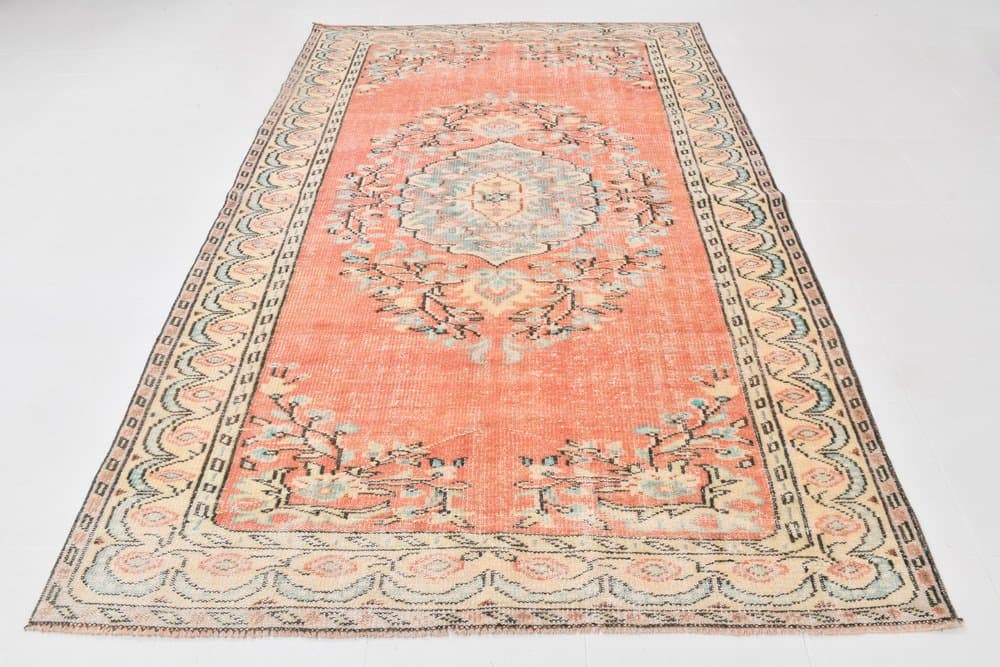 Dywan 181x278 cm, beżowy, wełna, Turcja, lata 70. - 221978