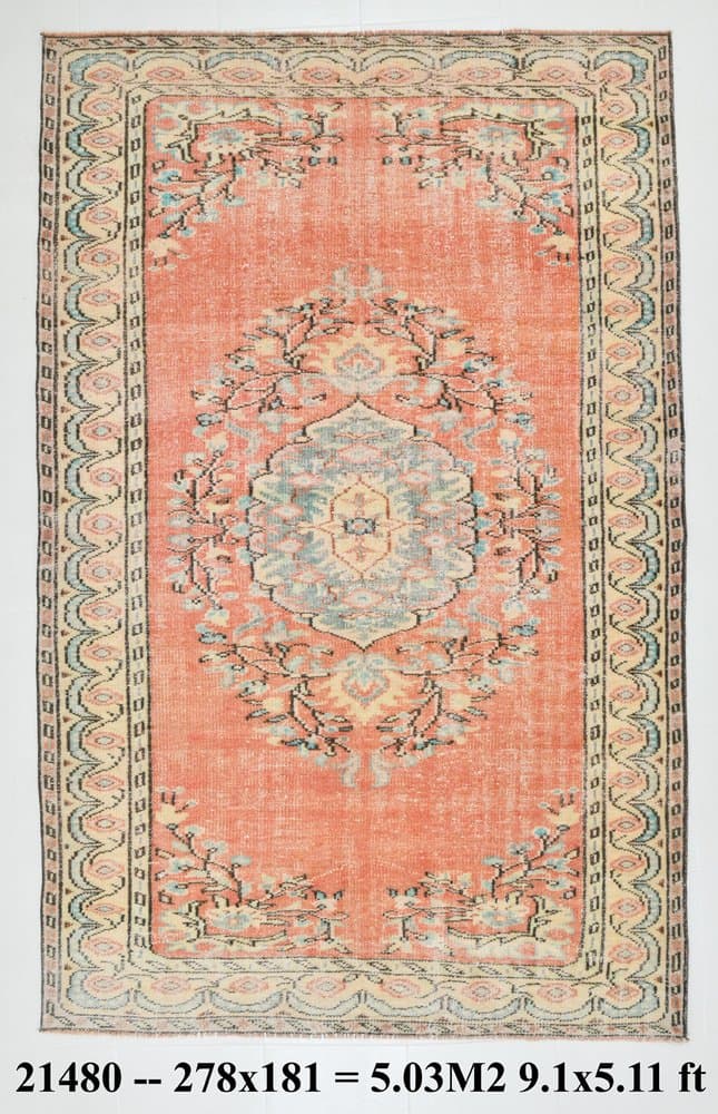 Dywan 181x278 cm, beżowy, wełna, Turcja, lata 70. - 221979