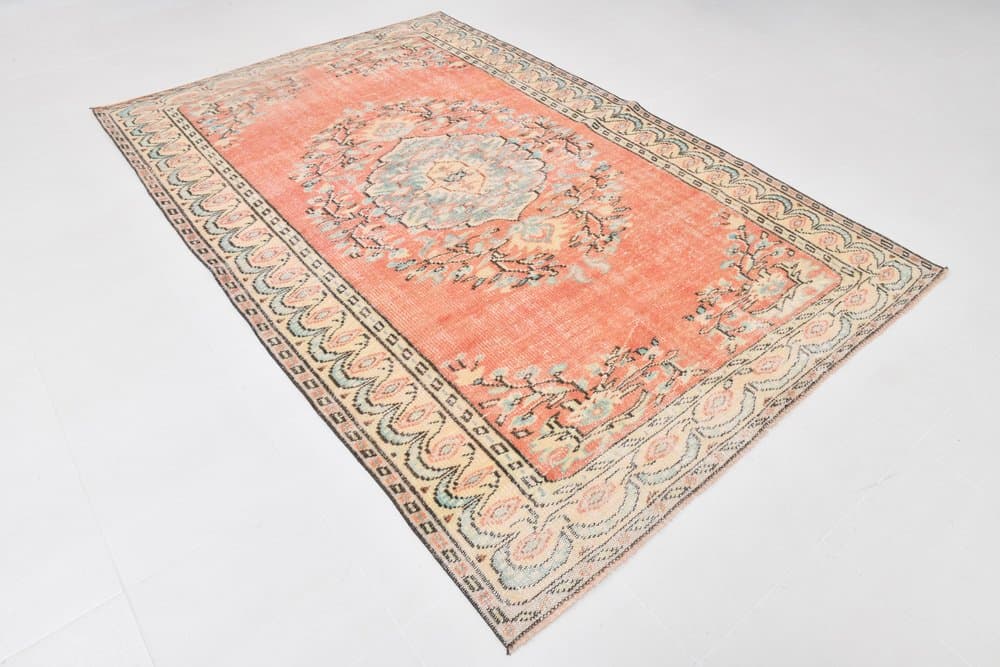 Dywan 181x278 cm, beżowy, wełna, Turcja, lata 70. - 221980