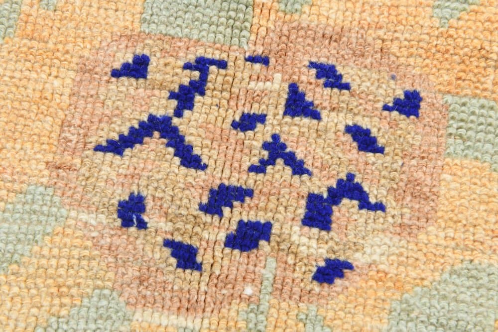 Dywan 263x158 cm, beżowy, wełna, Turcja, lata 60. - 221971