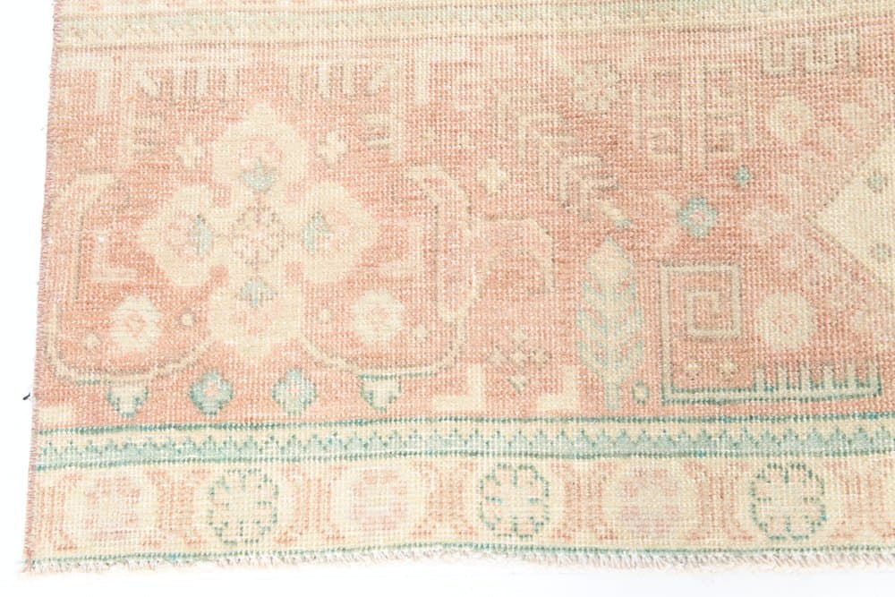 Chodnik 371x92 cm, beżowy, wełna, Turcja, lata 60. - 221950