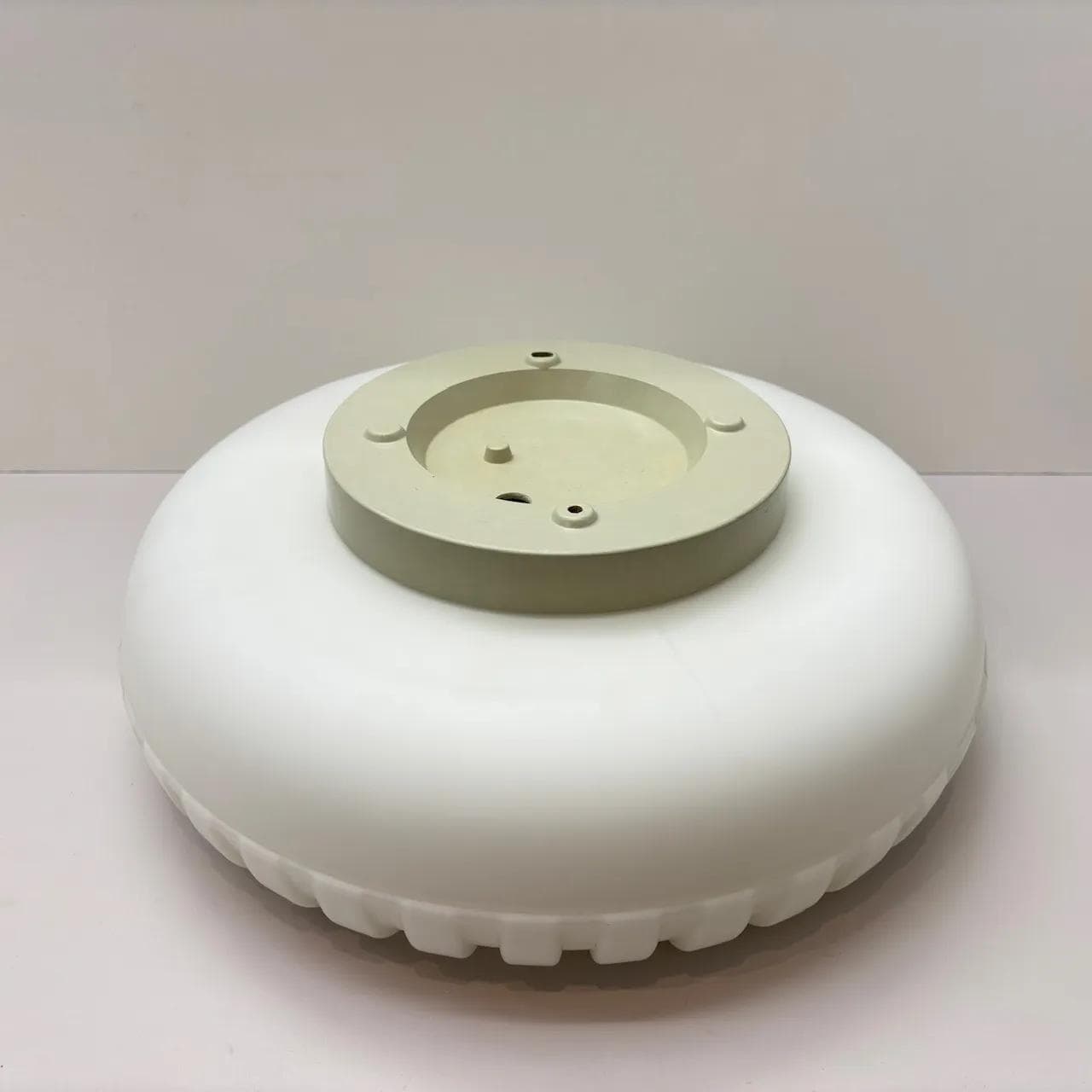 Kinkiet, plafon, biały, szkło opalowe, bakelit, Staff Leuchten, Niemcy, lata 70. - 16106