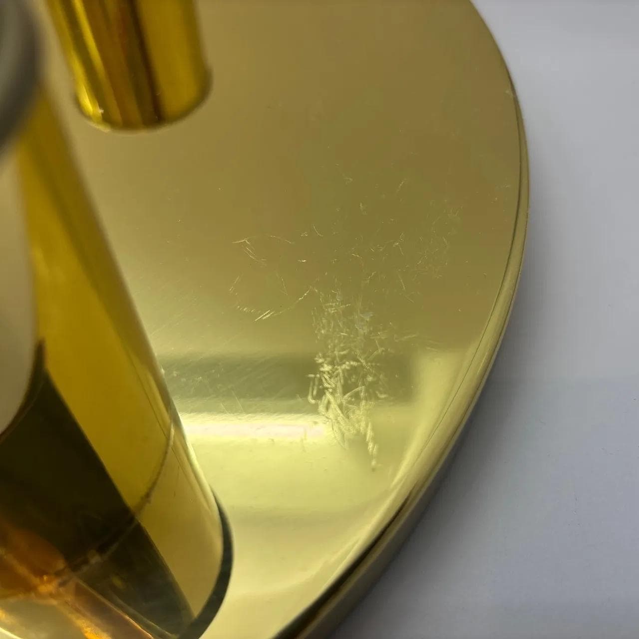 Mosiężna para plafonów ścienno-sufitowych, TZ Schmitz, Niemcy, lata 70. - 16084