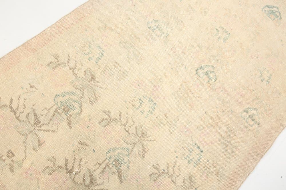 Rug 216x130 cm, beige, wool, Turkey, 1960s. - 221668