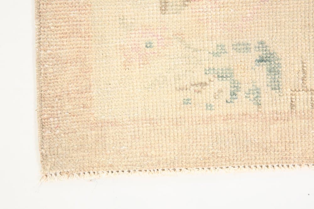 Rug 216x130 cm, beige, wool, Turkey, 1960s. - 221674