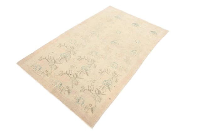 Rug 216x130 cm, beige, wool, Turkey, 1960s. - DIMENSION