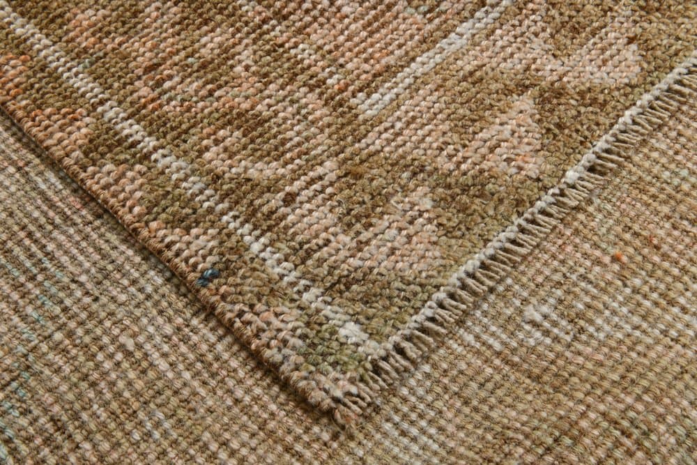 Dywan 156x322 cm, brązowy, wełna, Turcja, lata 60. - 221652