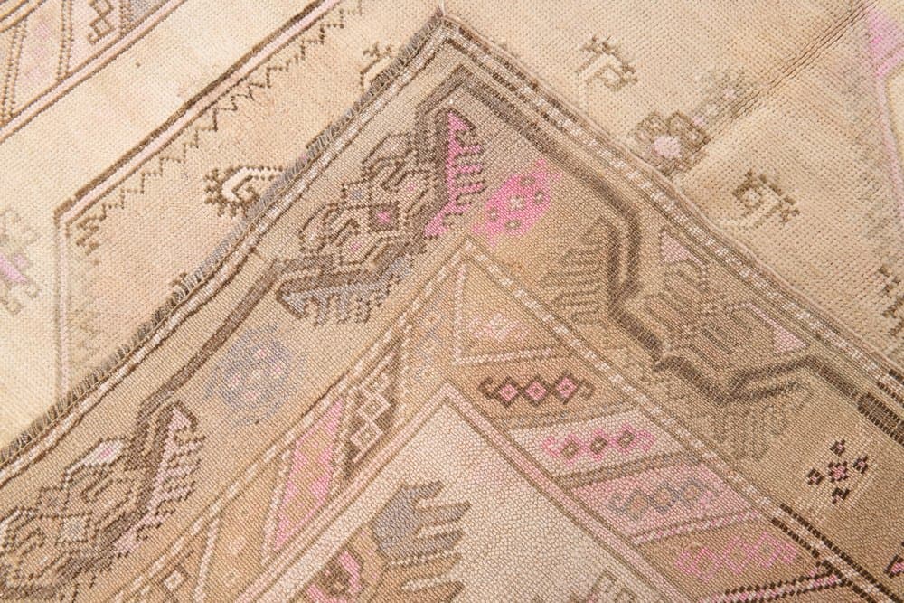 Rug 320x149 cm, beige, wool, Turkey, 1960s - 221649