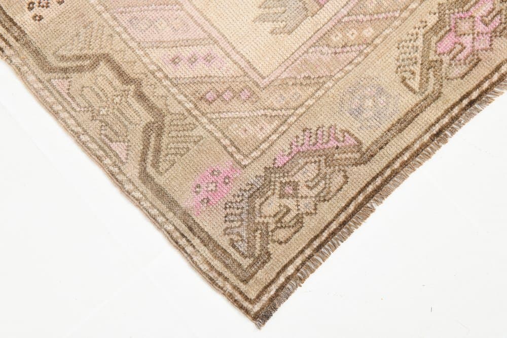 Rug 320x149 cm, beige, wool, Turkey, 1960s - 221646