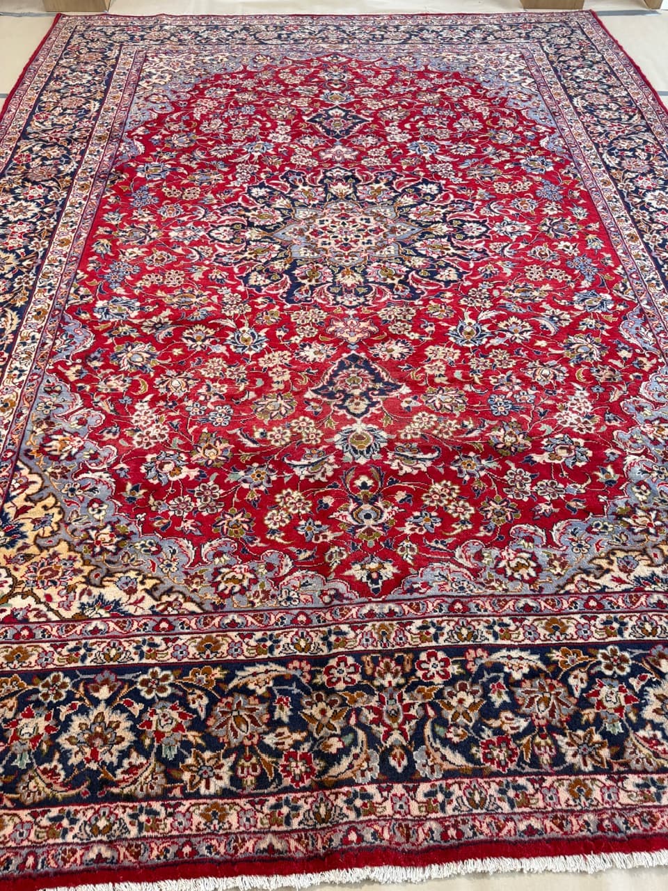 Dywan Keshan 400x300 cm, multikolor, wełna, Iran - 222106