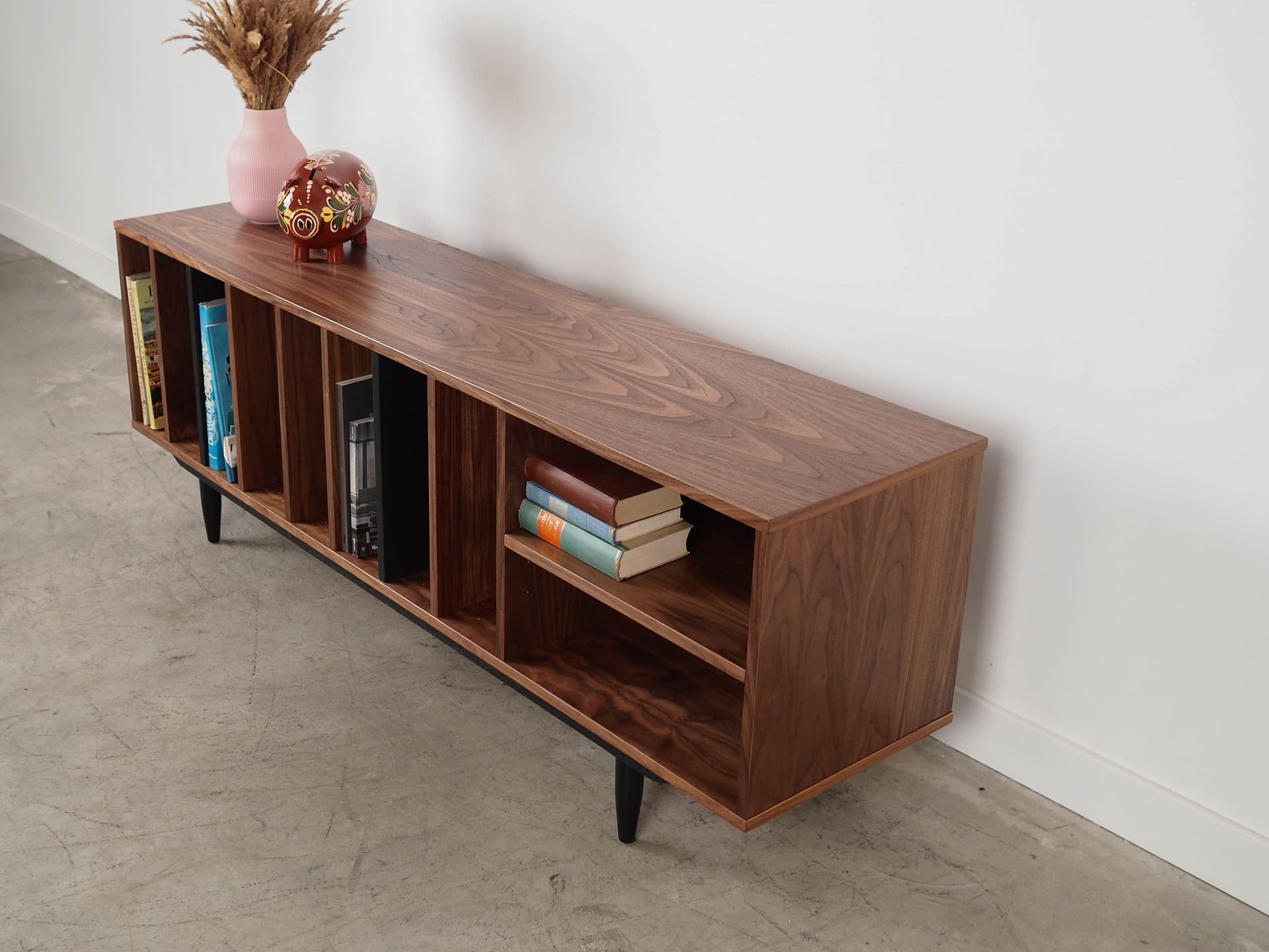 Sideboard, orzech ciemny, lata 60. - 222227