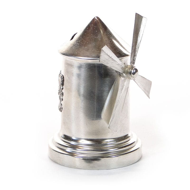 Skarbonka wiatrak, srebro, mosiądz, Polska, lata 20. - 222412