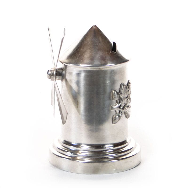 Skarbonka wiatrak, srebro, mosiądz, Polska, lata 20. - 222410