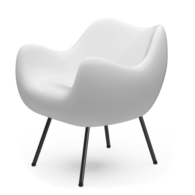 RM58 Classic White (RAL9003), legs black - DIMENSION