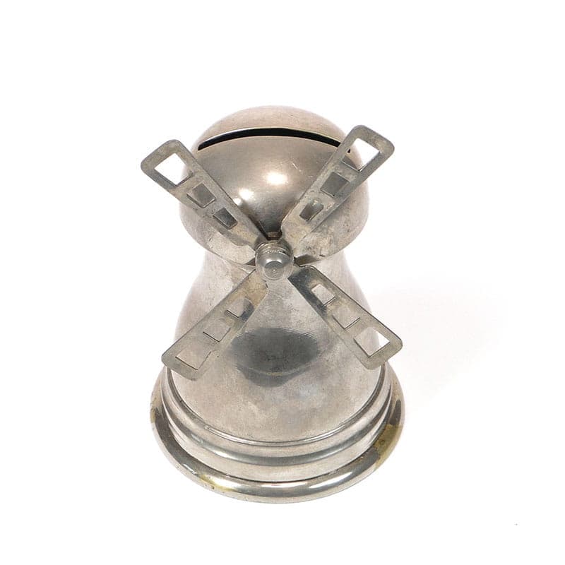 Skarbonka wiatrak, srebrny, mosiądz, Holandia, początek XX w. - 222479