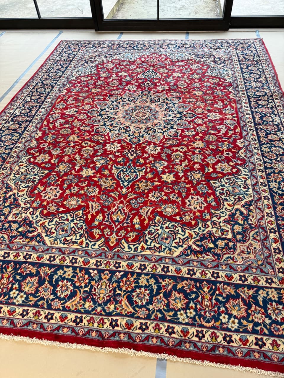 Rug Keshan 400x290 cm, multicolor wool, Iran - 222549