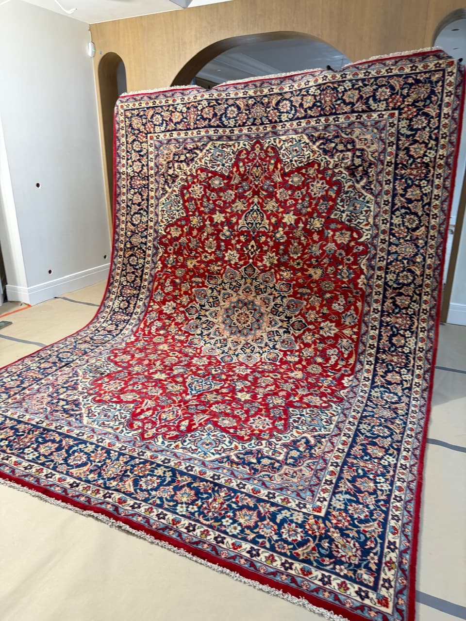 Rug Keshan 400x290 cm, multicolor wool, Iran - 222552