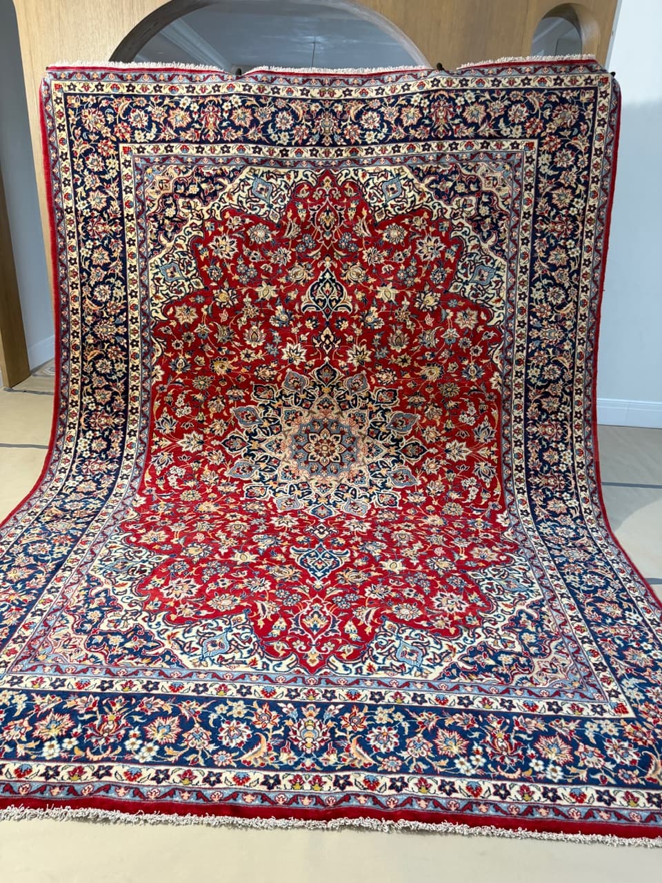 Rug Keshan 400x290 cm, multicolor wool, Iran - 222553