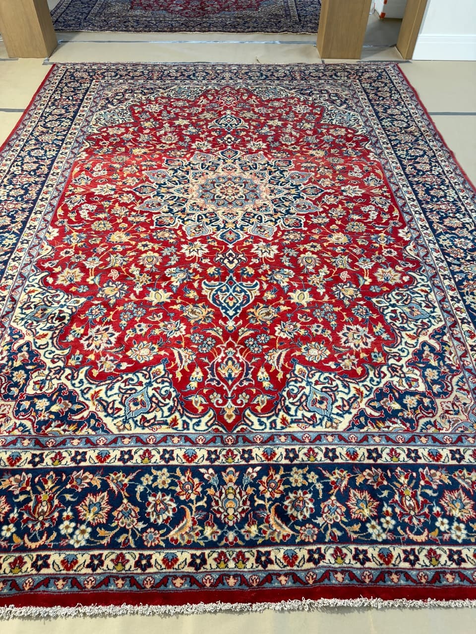 Rug Keshan 400x290 cm, multicolor wool, Iran - 222562