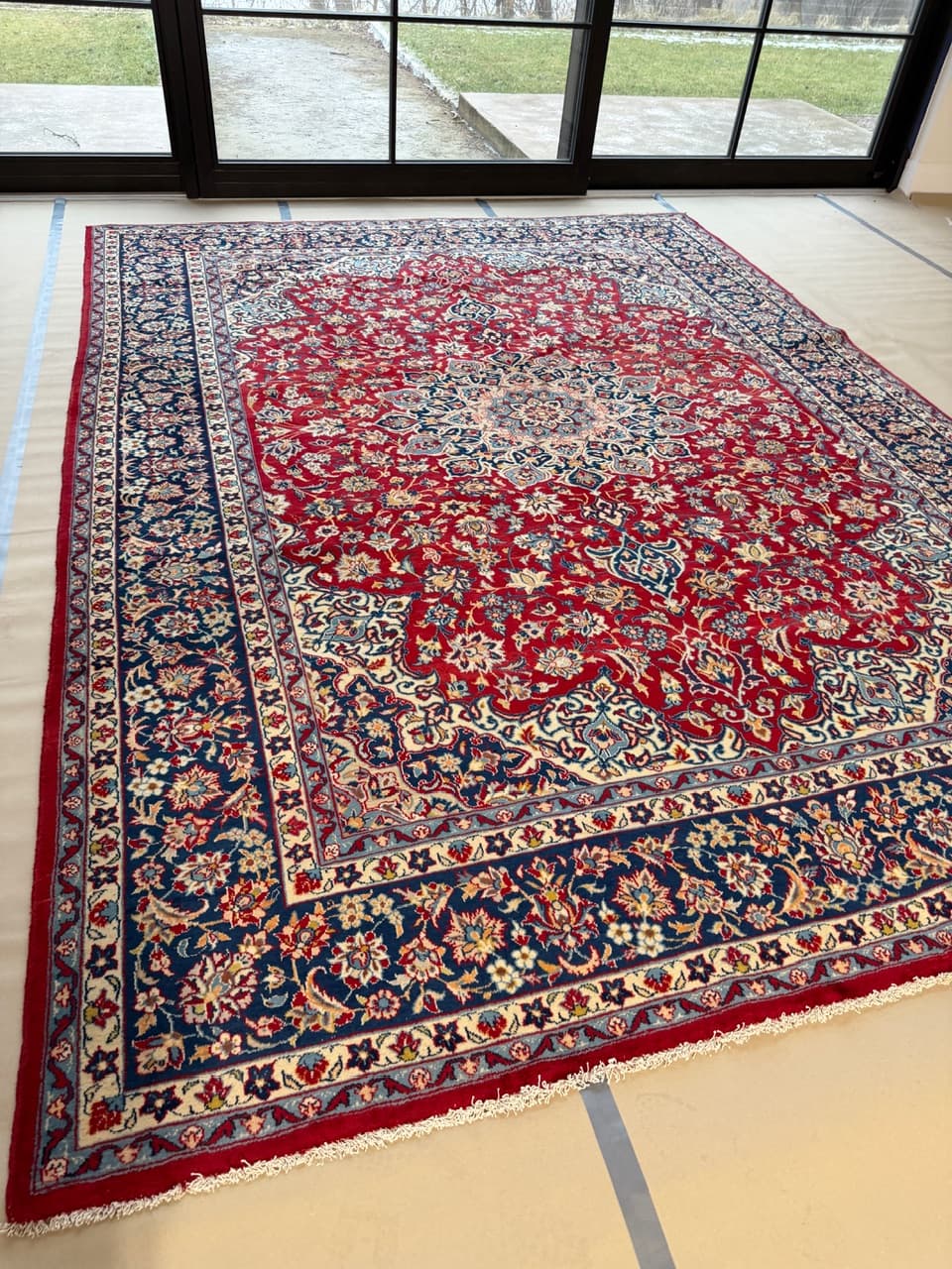 Rug Keshan 400x290 cm, multicolor wool, Iran - 222556