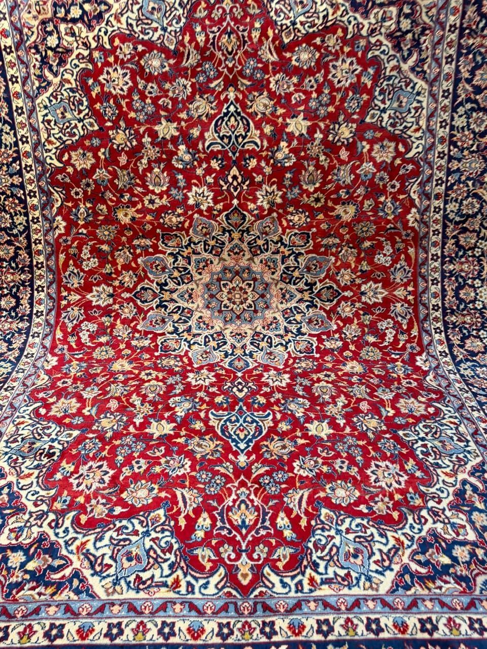 Rug Keshan 400x290 cm, multicolor wool, Iran - 222561