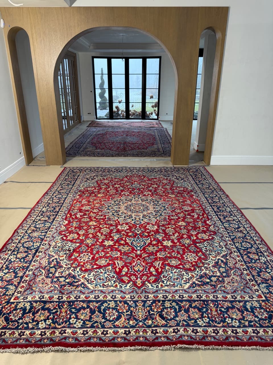 Rug Keshan 400x290 cm, multicolor wool, Iran - 222554