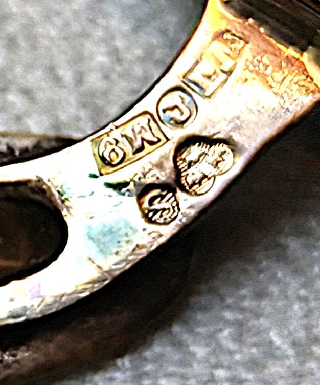 Spinki do mankietów, srebrny, onyks, proj. V. Janson, Szwecja, lata 60. - 222624