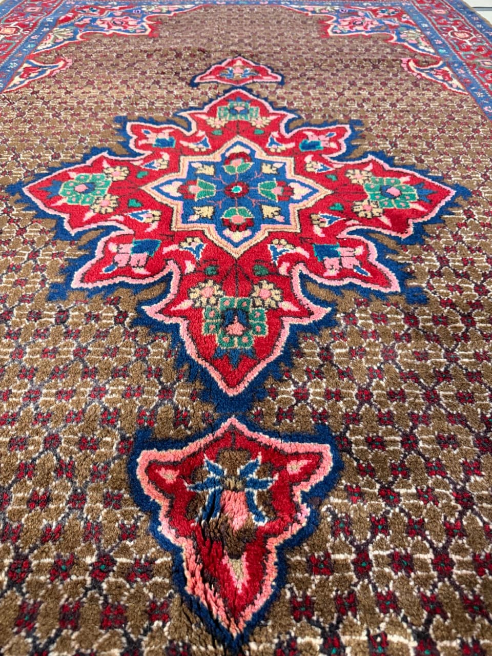 Rug Hamadan 290x150 cm, multicolor wool, Iran - 222815