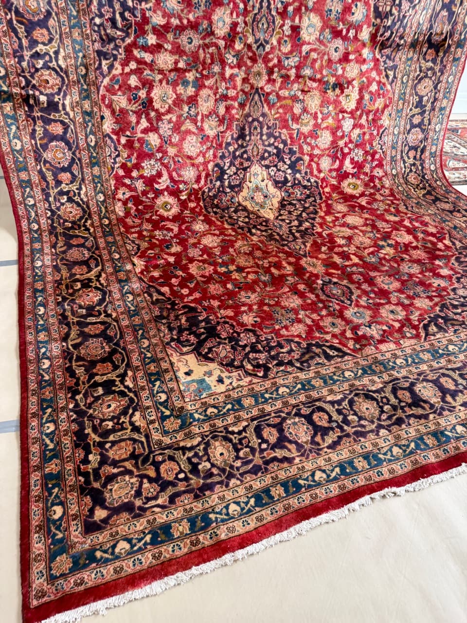 Rug Keshan 385x290 cm, multicolor wool, Iran - 222843