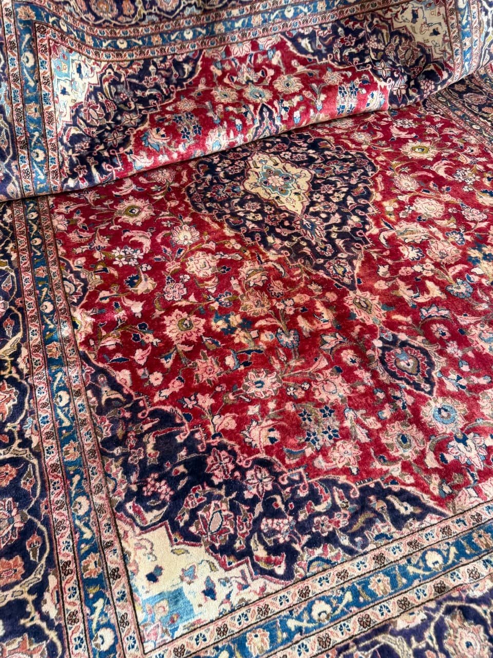 Rug Keshan 385x290 cm, multicolor wool, Iran - 222844