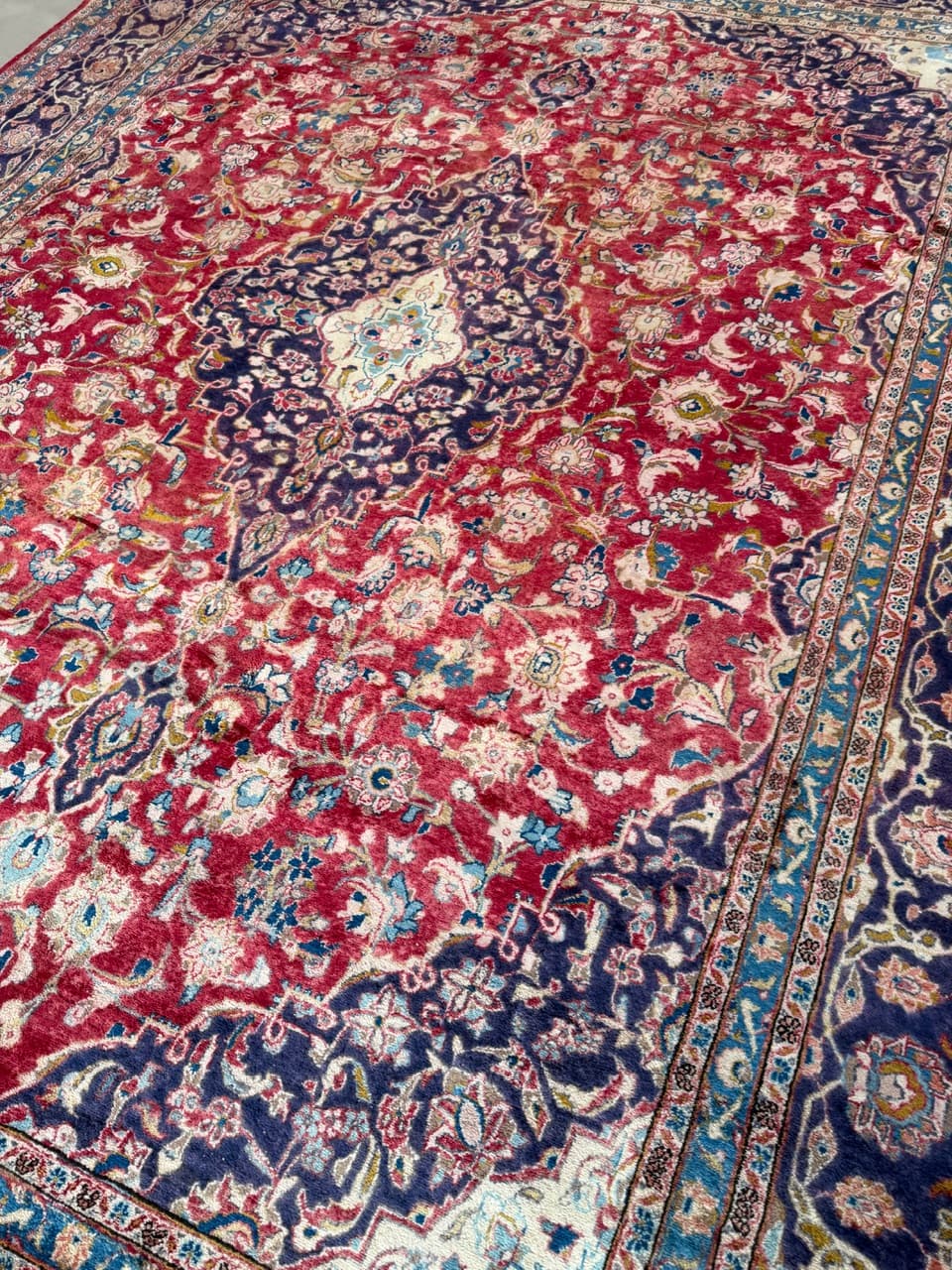 Rug Keshan 385x290 cm, multicolor wool, Iran - 222835