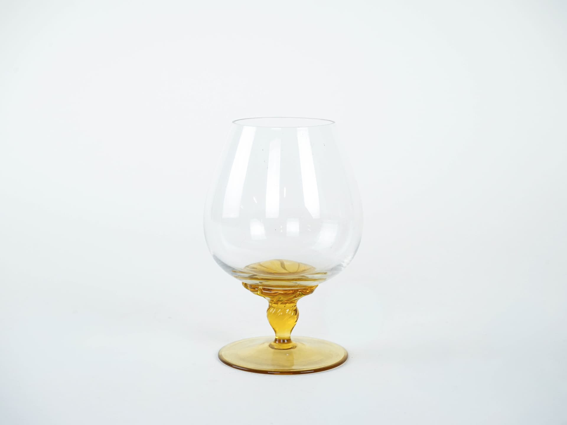 Komplet kieliszków do koniaku, multikolor, szkło, Włochy, lata 70. - 222952