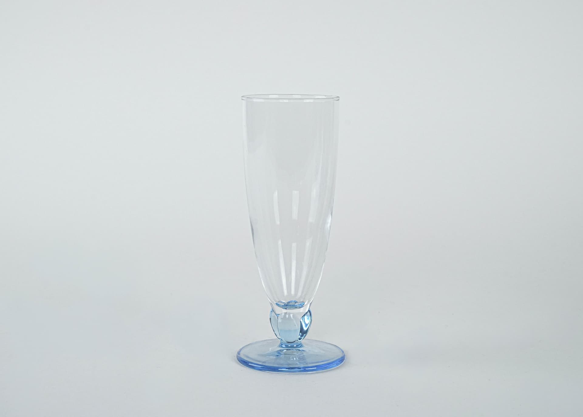 Komplet kieliszków, transparentny, szkło, Włochy, lata 80. - 222965