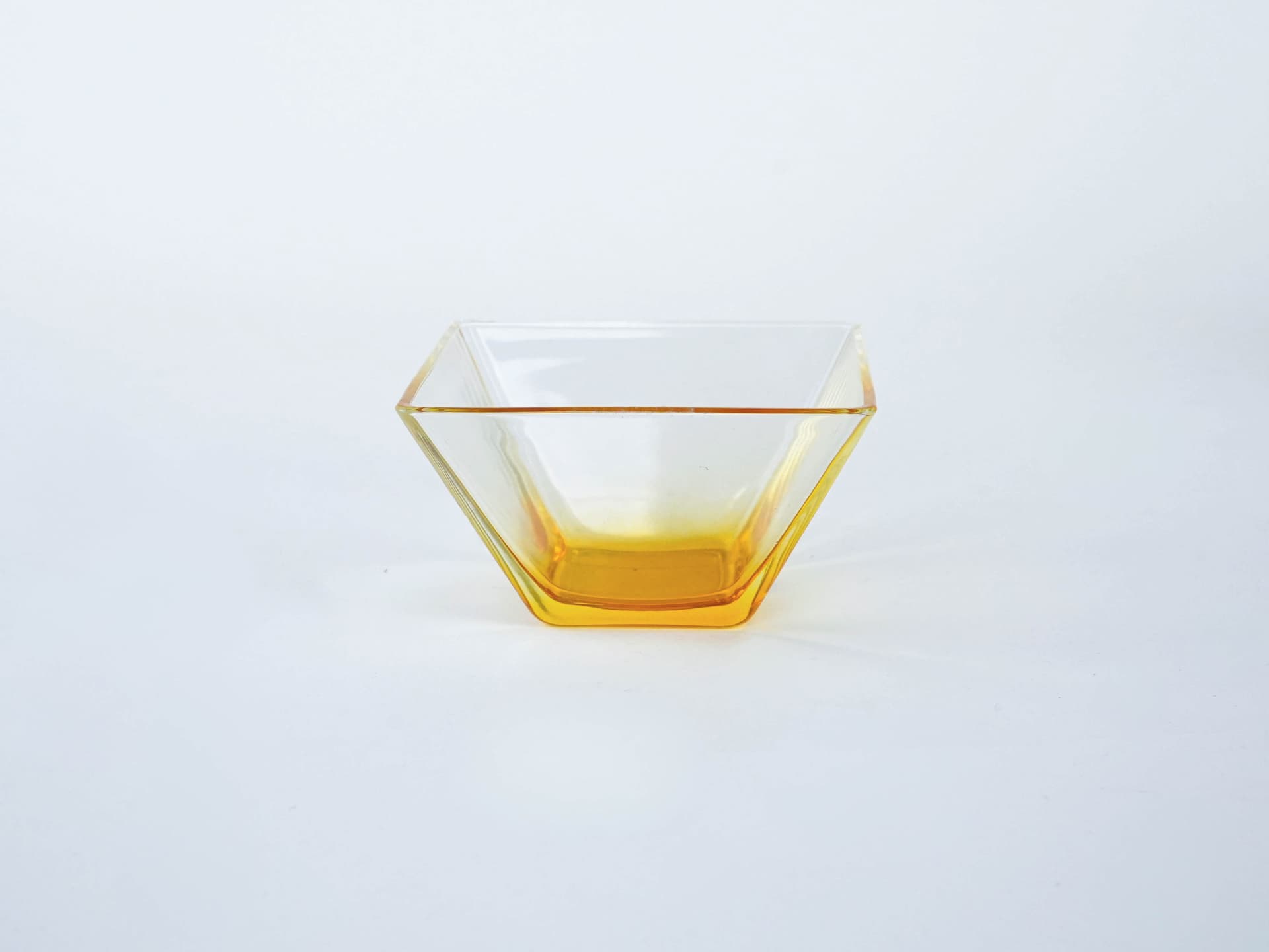 Set of Square Bowls, multicolor glass, Italy, 1980s. - 222996