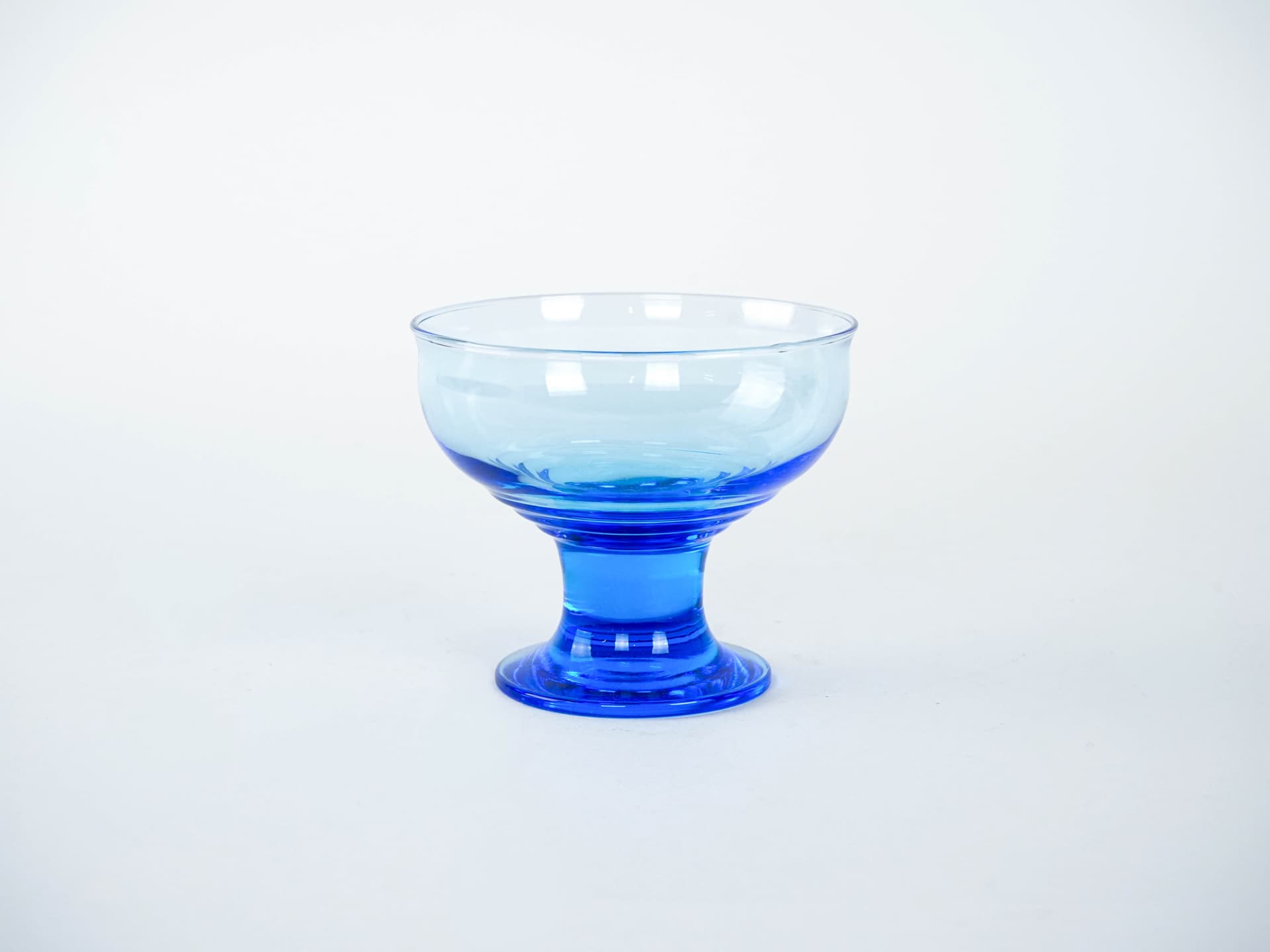 Komplet pucharków deserowych, szkło wielokolorowe, Włochy, lata 70. - 223019