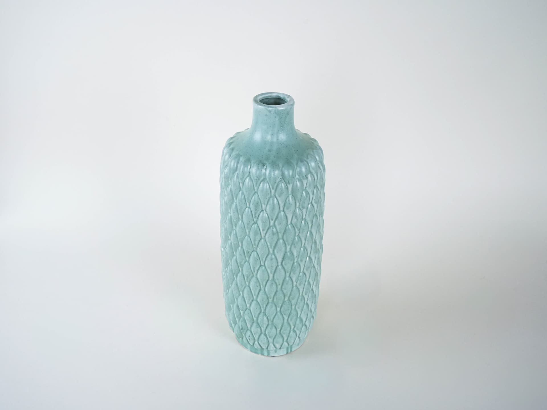 Wazon, miętowy, ceramika, Włochy, lata 60. - 223034
